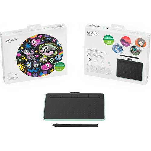 Assistência Técnica, SAC e Garantia do produto Mesa Digitalizadora Wacom Intuos Creative Pen Tablet Bluetooth Small Green (ctl4100wle0)