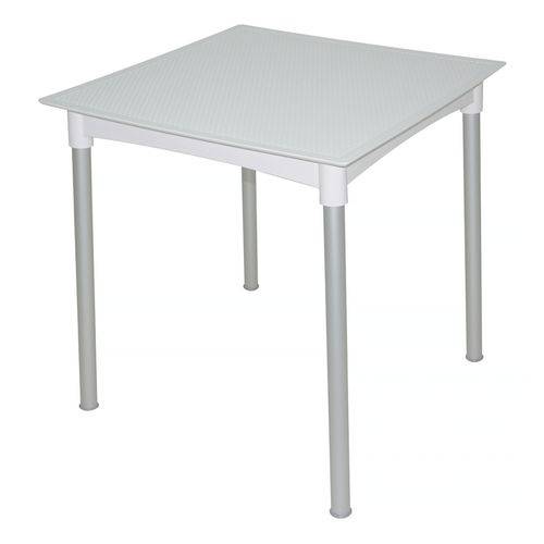 Assistência Técnica, SAC e Garantia do produto Mesa Plástica Laura Branca com Pernas de Aluminio Anodizado Tramontina 92351/010