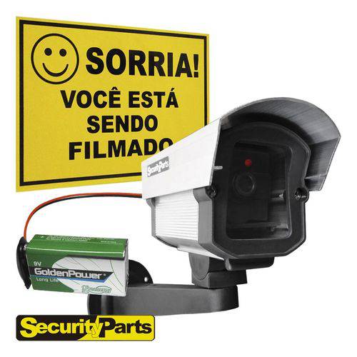 Assistência Técnica, SAC e Garantia do produto Micro Câmera Falsa com Led a Pilha Sem Fio + Placa Sorria