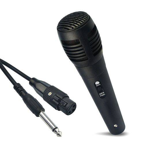 Assistência Técnica, SAC e Garantia do produto Microfone com Fio Plug P10 Preto 1,5m-infokit-mic-pf10