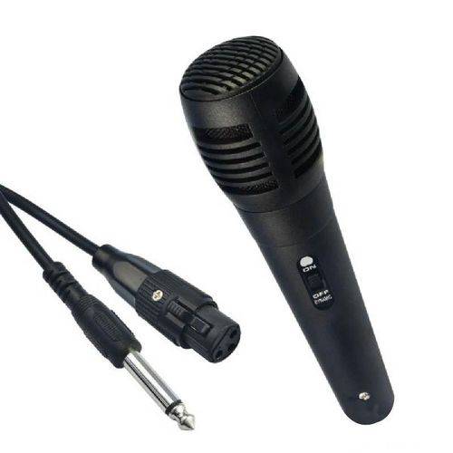 Assistência Técnica, SAC e Garantia do produto Microfone Dinâmico de Mão com Fio Plug P10 Preto 1.5m - Mic-pf10