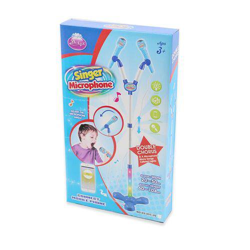 Assistência Técnica, SAC e Garantia do produto Microfone Karaoke Duplo Infantil
