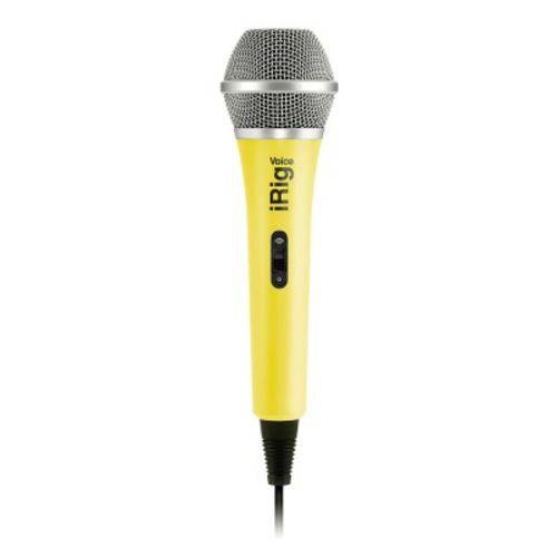 Assistência Técnica, SAC e Garantia do produto Microfone para Canto Tipo Cardioide Compacto Ik Multimedia Irig Voice Yellow - para IPad, IPhone