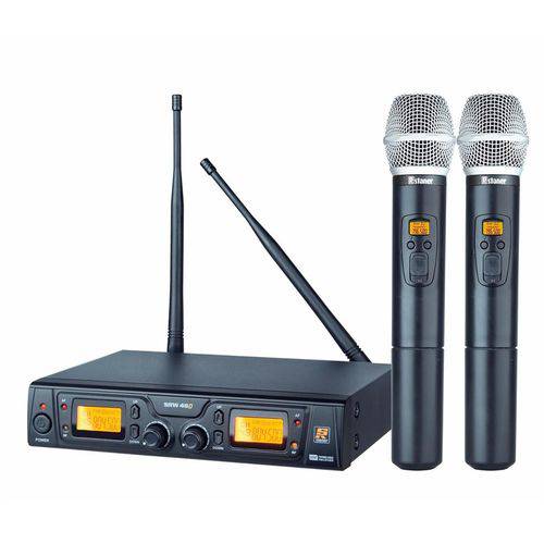 Assistência Técnica, SAC e Garantia do produto Microfone S/ Fio Duplo de Mão UHF Staner SRW 48D