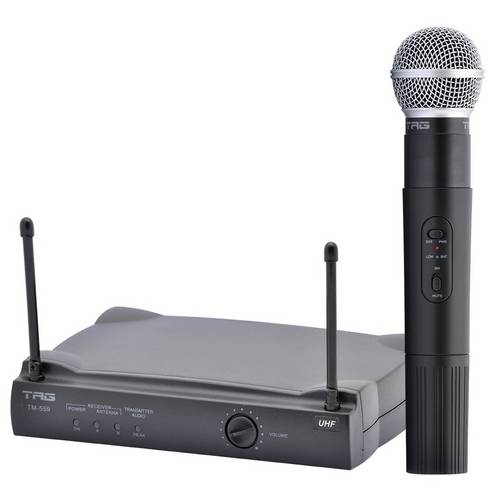 Assistência Técnica, SAC e Garantia do produto Microfone Sem Fio Tag Sound Tm559 Uhf, Handheld (De Mao) com Maleta