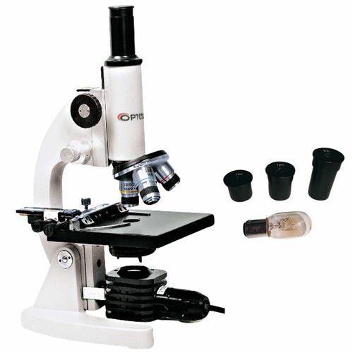Assistência Técnica, SAC e Garantia do produto Microscópio Biológico Monocular Aumento de 20x Até 640x - 110 V