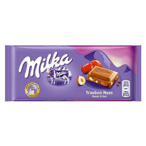 Assistência Técnica, SAC e Garantia do produto Milka Raisin & Hazelnut 100g