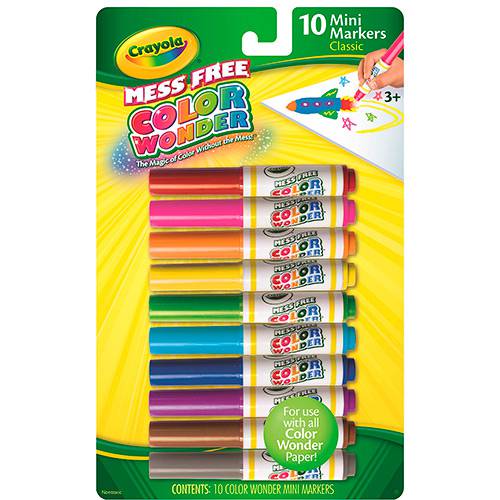 Assistência Técnica, SAC e Garantia do produto Mini Canetinha/Refil Crayola para Linha Color Wonder 10 Cores