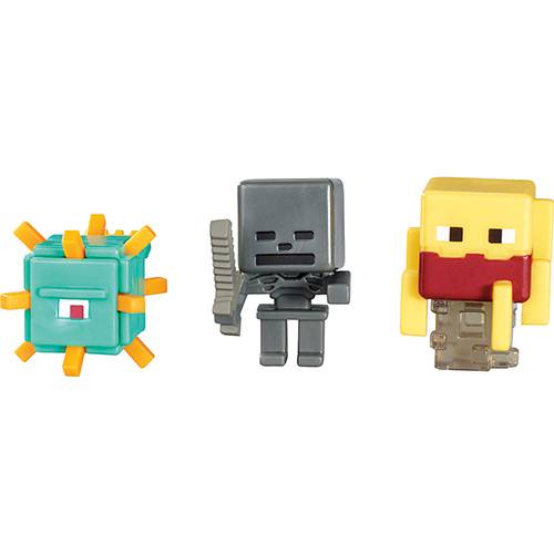 Assistência Técnica, SAC e Garantia do produto Mini-Figuras Minecraft - Guardião, Wither Skeleton e Blaze - Mattel