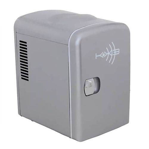 Assistência Técnica, SAC e Garantia do produto Mini Geladeira Retro Prata com Logo Kx3 K1072