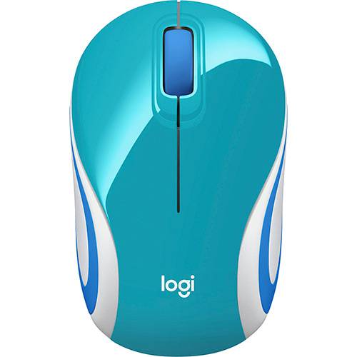 Assistência Técnica, SAC e Garantia do produto Mini Mouse M187 Sem Fio Verde Água 1000dpi - Logitech