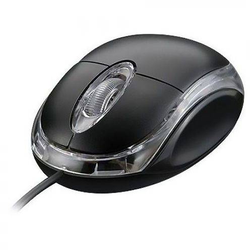 Assistência Técnica, SAC e Garantia do produto Mini Mouse Usb 1000dpi Óptico Led Azul com Scroll Exbom Ms-10 Preto