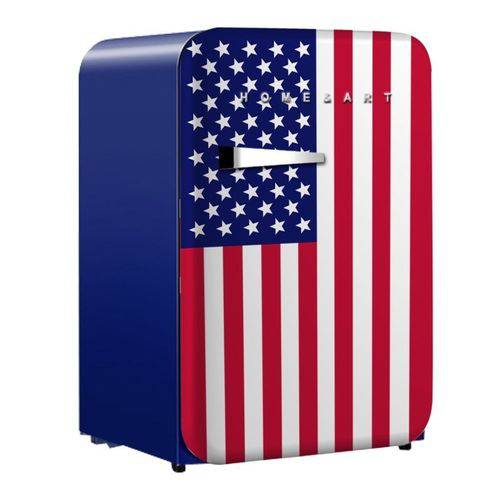 Assistência Técnica, SAC e Garantia do produto Mini Refrigerador Retro Home & Art 106 Litros Bandeira Usa