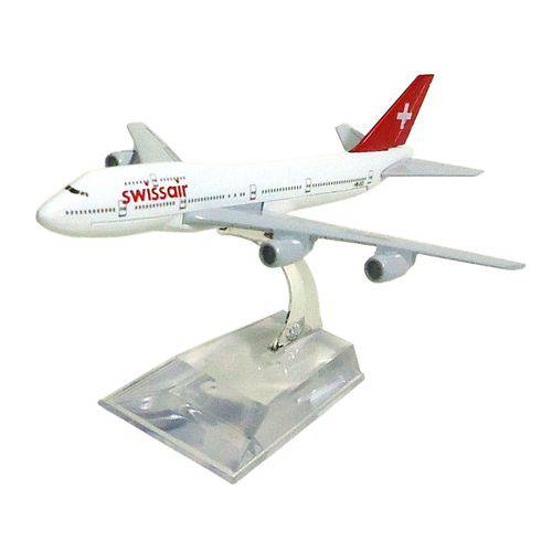 Assistência Técnica, SAC e Garantia do produto Miniatura Boeing 747-300 Swissair - 16 Cm