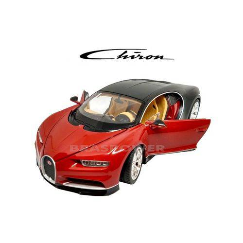 Assistência Técnica, SAC e Garantia do produto Miniatura Bugatti Chiron Vermelho - Escala 1:24