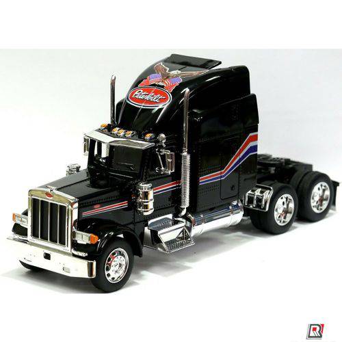 Assistência Técnica, SAC e Garantia do produto Miniatura Caminhão de Coleção Peterbilt 379 Importado Welly Escala 1/32 Cor Preto