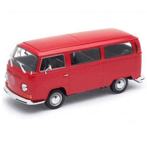 Assistência Técnica, SAC e Garantia do produto Miniatura Carro de Coleção Volkswagen Bus Kombi / Perua T2 Ano 1972 Escala 1/24 Welly