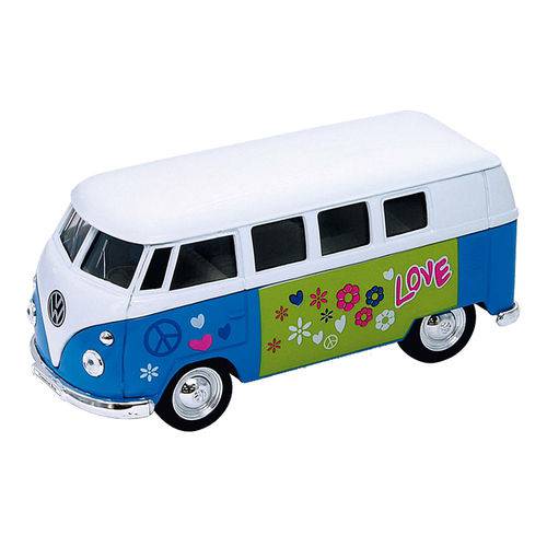 Assistência Técnica, SAC e Garantia do produto Miniatura Carro de Coleção Volkswagen T1 Bus / Kombi Ano 1963 Cor Azul