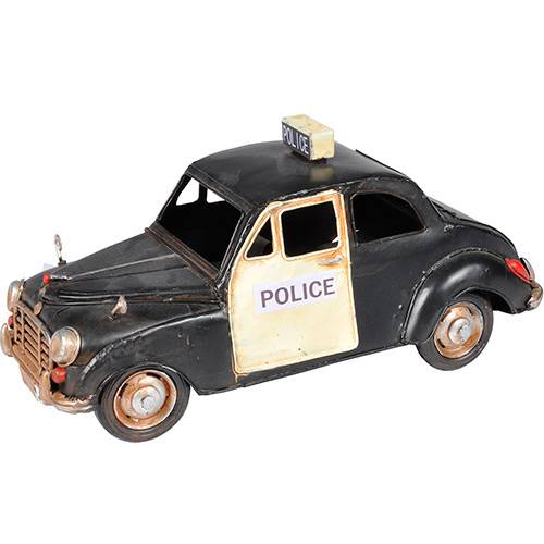 Assistência Técnica, SAC e Garantia do produto Miniatura Carro de Polícia Decorativo Dr0109 Preto - BTC
