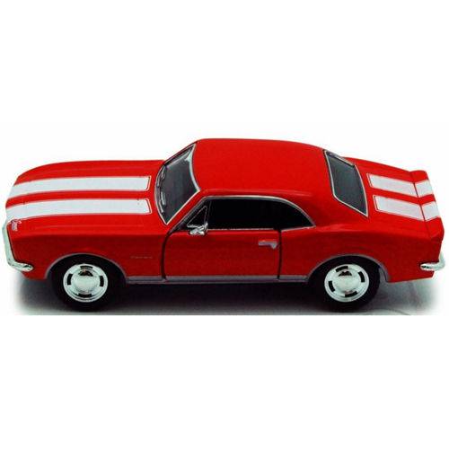 Assistência Técnica, SAC e Garantia do produto Miniatura Coleção Chevrolet Camaro Z/28 Ano 1967 Vermelho 1/37 Vintage Kinsmart