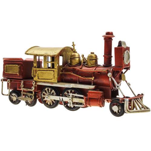 Assistência Técnica, SAC e Garantia do produto Miniatura Trem Maria Fumaça Locomotiva em Metal Retro Antigo Decorativo 1210A-5449