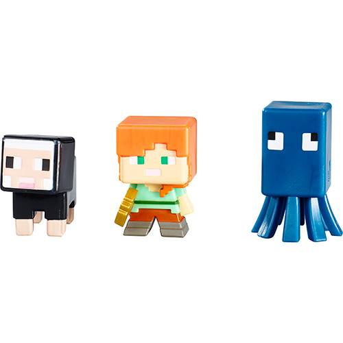 Assistência Técnica, SAC e Garantia do produto Minifiguras Minecraft - Sheep, Alex e Squid - Mattel