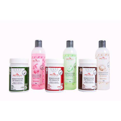 Assistência Técnica, SAC e Garantia do produto Miss Colors Super Kit Removedor de Esmaltes (3x75ml + 3x100ml)