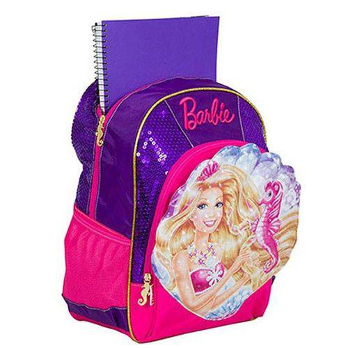 Assistência Técnica, SAC e Garantia do produto Mochila Barbie Sereia das Perolas Média 063317-00 - Sestini