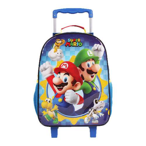 Assistência Técnica, SAC e Garantia do produto Mochila de Rodinhas G DMW Super Mario Azul - 11518