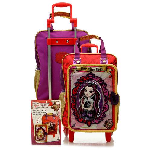 Assistência Técnica, SAC e Garantia do produto Mochila Escolar Infantil G de Rodinhas Ever After High Especial 16z - Sestini