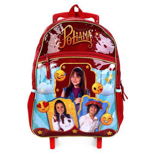 Assistência Técnica, SAC e Garantia do produto Mochila Escolar Infantil G de Rodinhas Novela as Aventuras de Poliana Sbt - Possui na Estampa os Personagens Mirela João e Poliana - Pacific