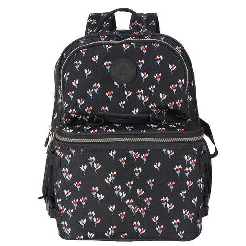 Assistência Técnica, SAC e Garantia do produto Mochila Feminina com Necessaire Térmica Floral Spector