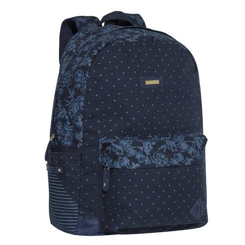 Assistência Técnica, SAC e Garantia do produto Mochila Feminina para Notebook 14.1 Polegadas Marinho 13085 Triviun