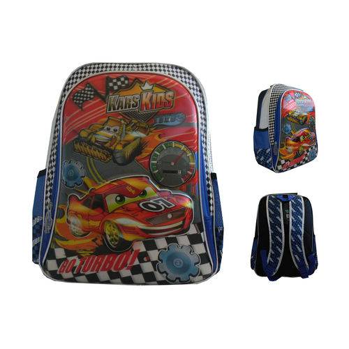 Assistência Técnica, SAC e Garantia do produto Mochila Infantil Masculina Escolar Carros Kids Costas 2019 3D