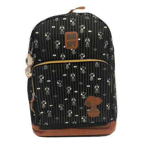 Assistência Técnica, SAC e Garantia do produto Mochila Juvenil Escolar Casual Snoopy Notebook Preta Listrada