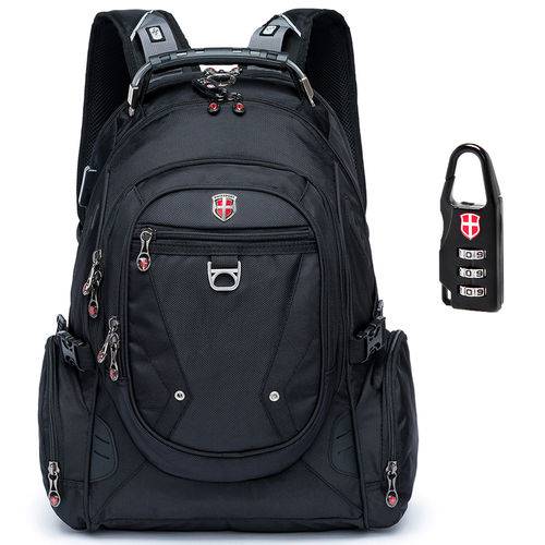 Assistência Técnica, SAC e Garantia do produto Mochila Notebook Audiopocket Swissport Preta