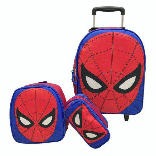 Assistência Técnica, SAC e Garantia do produto Mochila Rodinha Homem Aranha G + Lancheira + Estojo