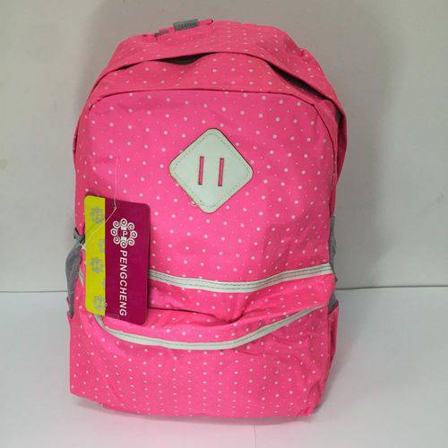 Assistência Técnica, SAC e Garantia do produto Mochila Rosa com Bolinha Branca