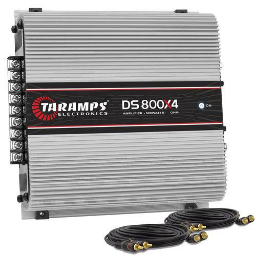 Assistência Técnica, SAC e Garantia do produto Módulo Amplificador Taramps DS800 X4 800w Rms 4 Canais (4x200w Rms) 2 Ohms