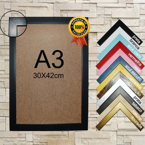 Assistência Técnica, SAC e Garantia do produto Moldura Quadro Decorativa LAQUEADA A3 30x42cm Promoção