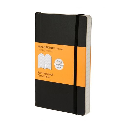 Assistência Técnica, SAC e Garantia do produto Moleskine Classic Soft Notebooks Ruled P 9x14cm 7100 as