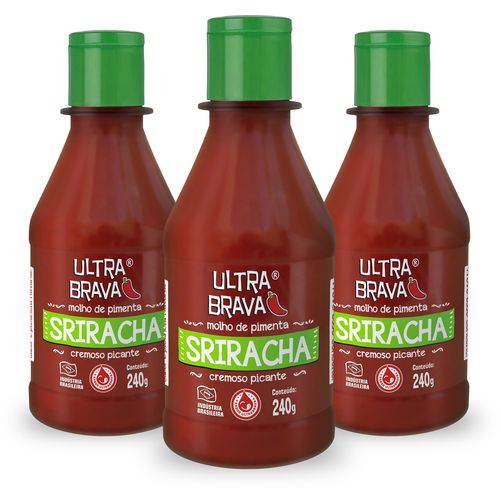 Assistência Técnica, SAC e Garantia do produto Molho Sriracha Kit com 3 Unidades 240g
