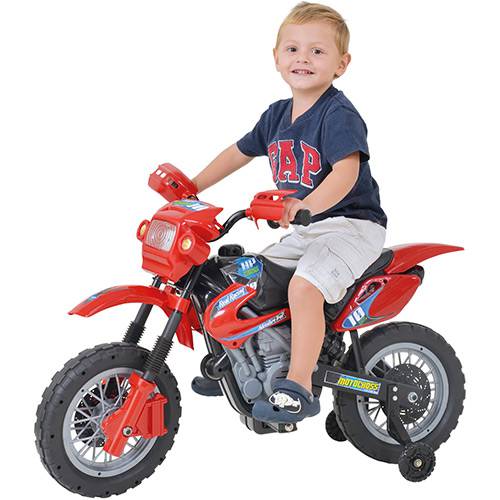 Assistência Técnica, SAC e Garantia do produto Moto Elétrica Infantil 6V Motocross Vermelha Homeplay