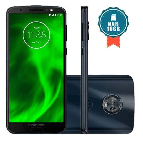 Assistência Técnica, SAC e Garantia do produto Motorola Moto G6 32GB Tela 5.7" 4G Dual Cam 12 + 5MP Índigo + Cartão SD 16GB