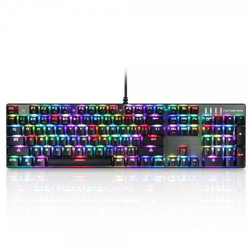 Assistência Técnica, SAC e Garantia do produto Motospeed CK104 (K84) Teclado Mecânico Gamer Prata Switch Outemu Vermelho (RGB)