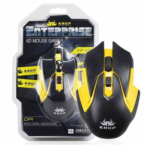 Assistência Técnica, SAC e Garantia do produto Mouse Gamer Knup Kp-V25 USB PC Gamer Computador Enterprise Emborrachado 6 Botões