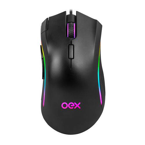 Assistência Técnica, SAC e Garantia do produto Mouse Graphuc Preto com Led Rosa Oex