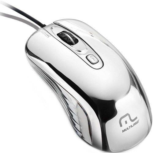 Assistência Técnica, SAC e Garantia do produto Mouse Multilaser com Led Usb Prateado Mo228