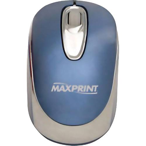 Assistência Técnica, SAC e Garantia do produto Mouse Óptico Colorido USB Azul/Prata - Maxprint