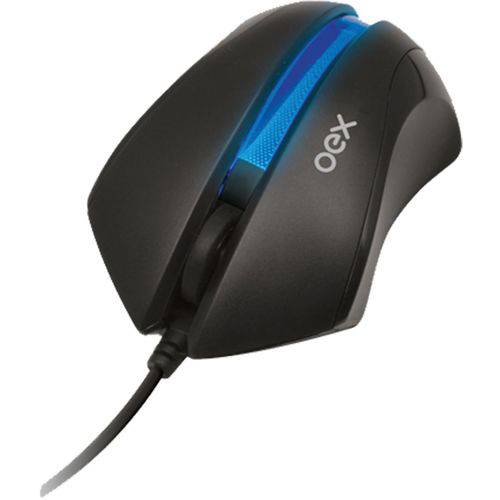 Assistência Técnica, SAC e Garantia do produto Mouse Optico Lighting Ms302 Luz Led Preto/azul Oex